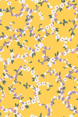 满版小碎花印花华亿平台图片