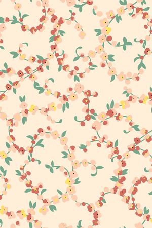 满版小碎花印花华亿平台图片