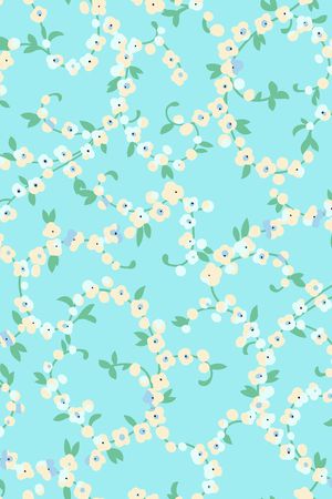 满版小碎花印花华亿平台图片