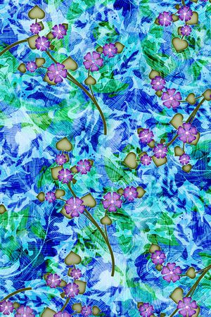 小碎花印花华亿平台图片