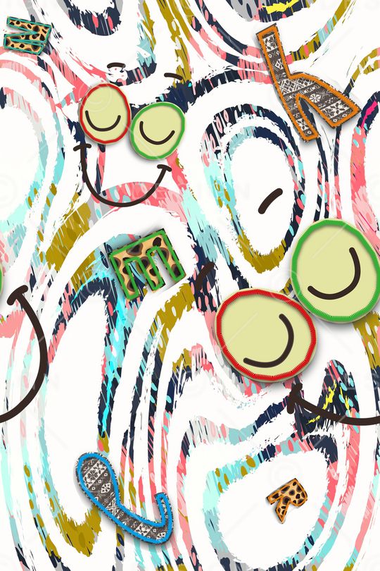 几何印花华亿平台图片