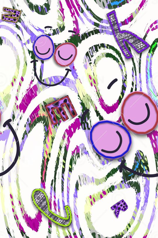 几何印花华亿平台图片