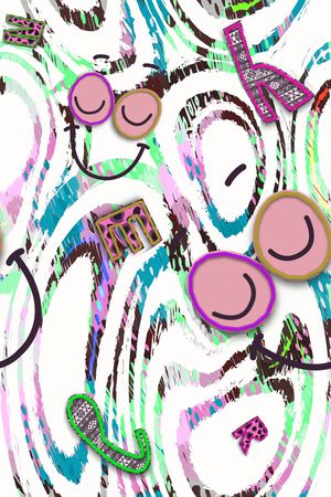 几何印花华亿平台图片