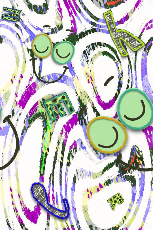 几何印花华亿平台图片