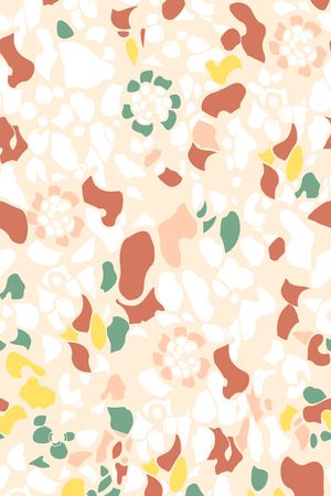 传统民族风几何花卉印花华亿平台图片