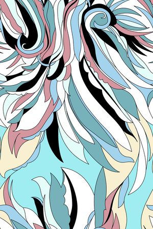 传统民族风几何花卉印花华亿平台图片