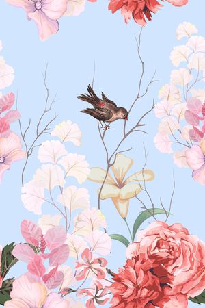 鸟印花华亿平台图片