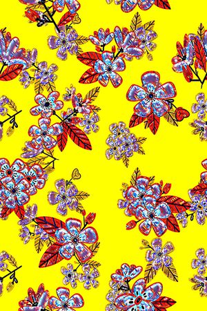 清爽风景夏装印花华亿平台图片