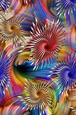 抽象底纹印花华亿平台图片