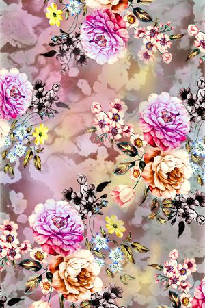 花朵印花华亿平台图片