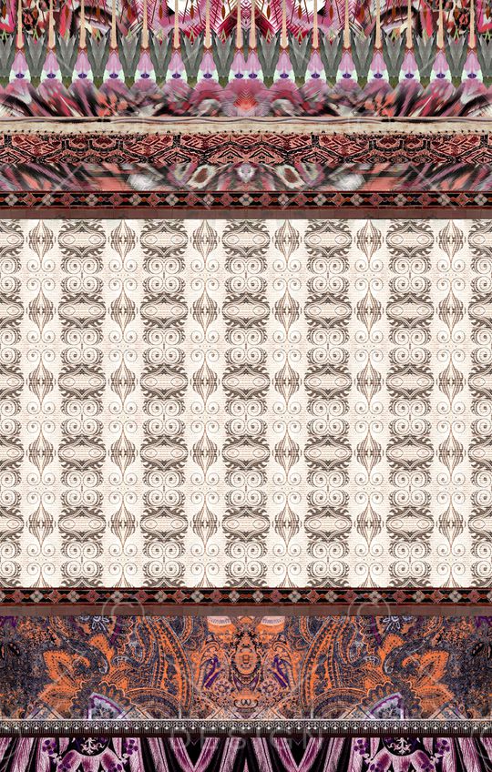 波西米亚印花华亿平台图片