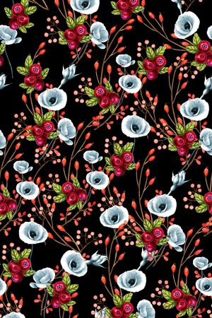 花朵印花华亿平台图片