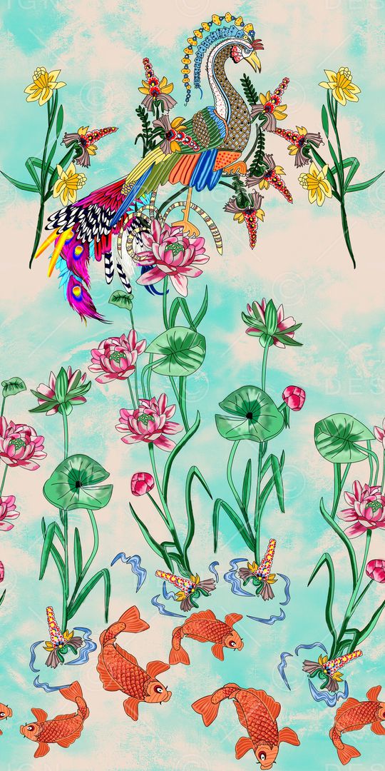 时尚印花华亿平台图片