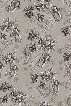 抽象花卉印花华亿平台图片