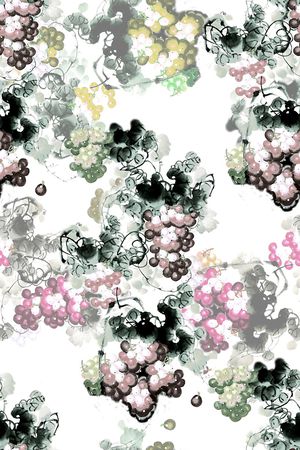 手绘花印花华亿平台图片