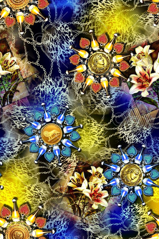 休闲印花华亿平台图片