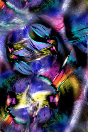 羽毛印花华亿平台图片