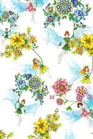 花朵印花华亿平台图片