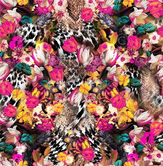 豹纹印花华亿平台图片