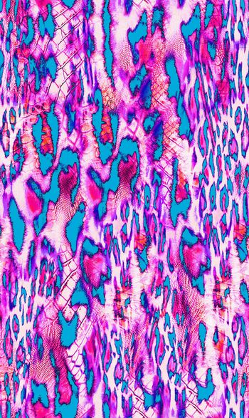 豹纹印花华亿平台图片