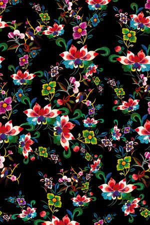 中国风印花华亿平台图片