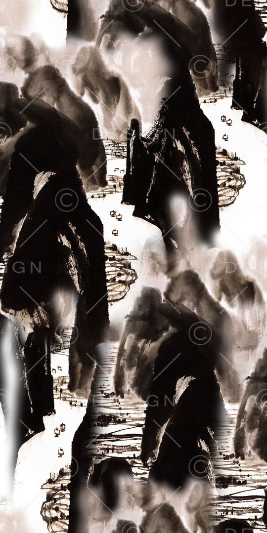 抽象印花华亿平台图片