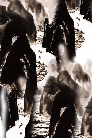 抽象印花华亿平台图片