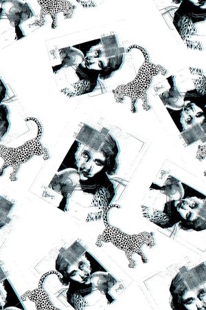 人物像印花华亿平台图片