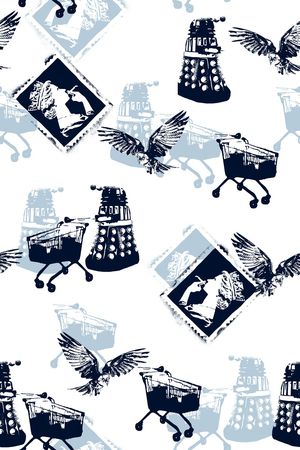 人物像印花华亿平台图片