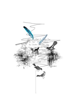 抽象纹理印花华亿平台图片