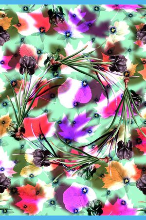 90方巾印花华亿平台图片