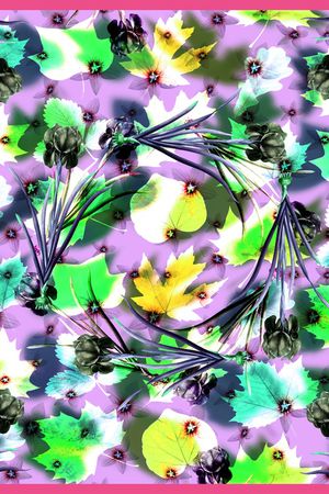 90方巾印花华亿平台图片