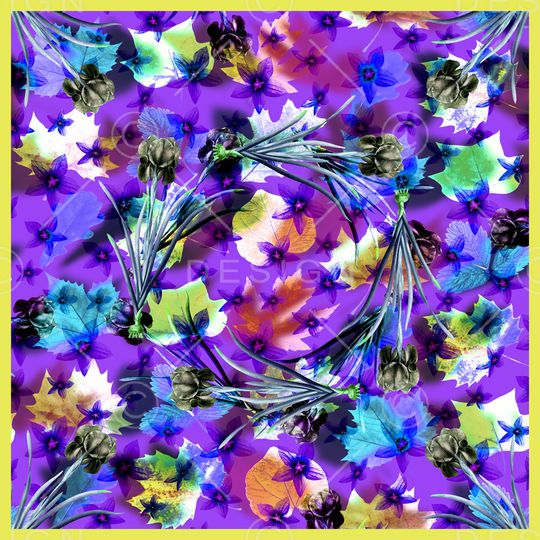 90方巾印花华亿平台图片