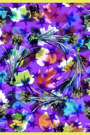 90方巾印花华亿平台图片