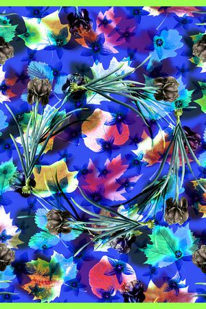 90方巾印花华亿平台图片