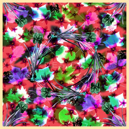 90方巾印花华亿平台图片