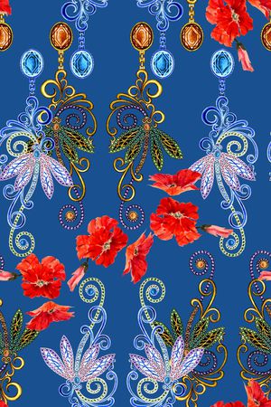 高档旗袍印花华亿平台图片