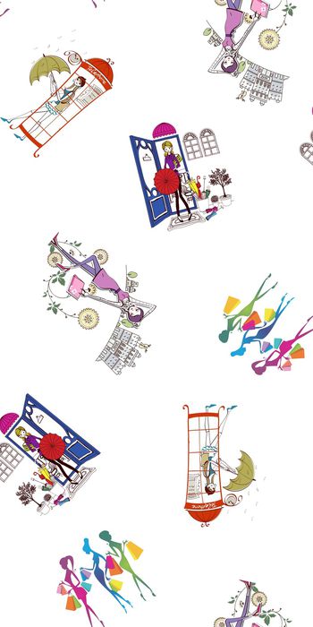 人物印花华亿平台图片