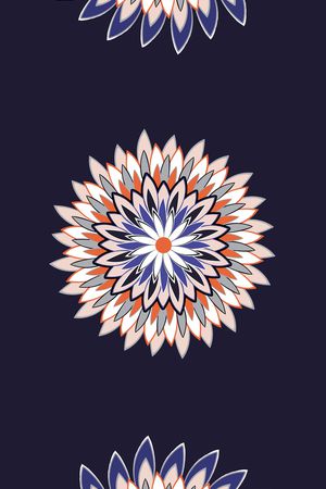 几何花印花华亿平台图片