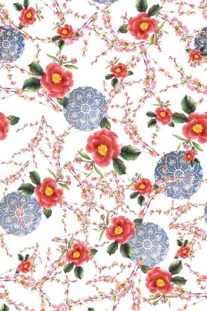 清爽印花华亿平台图片