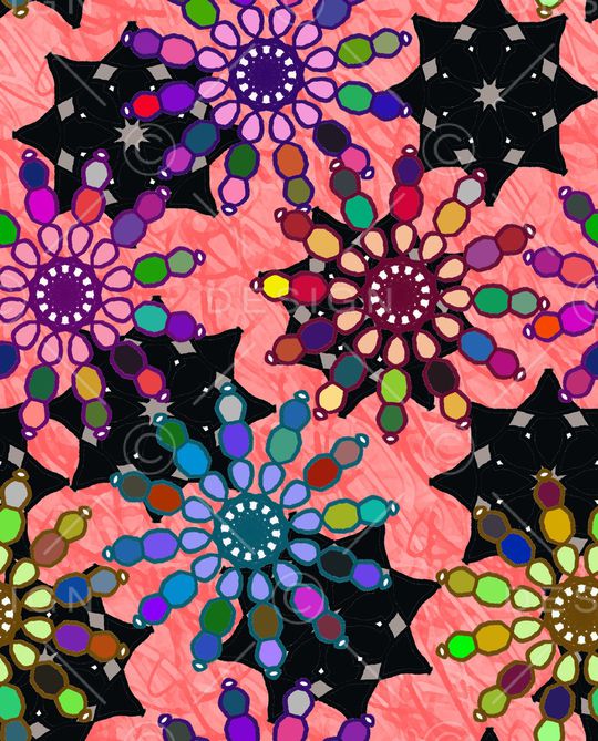 色块印花华亿平台图片