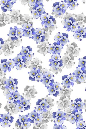 小碎花印花华亿平台图片