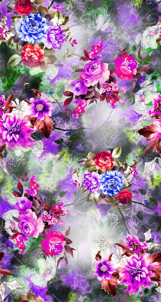 菊花印花华亿平台图片