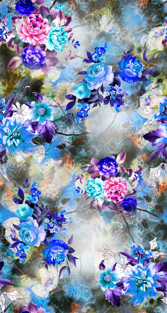 菊花印花华亿平台图片