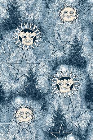 抽象纹理印花华亿平台图片