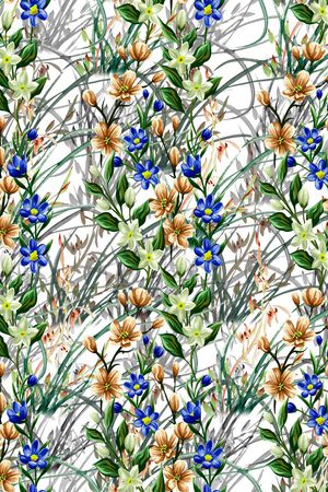 小碎花印花华亿平台图片