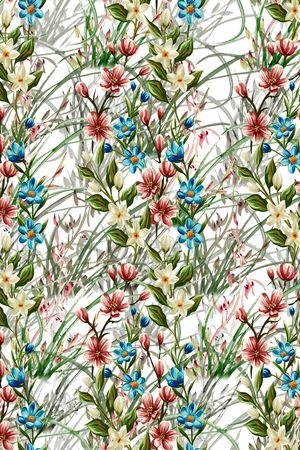 小碎花印花华亿平台图片