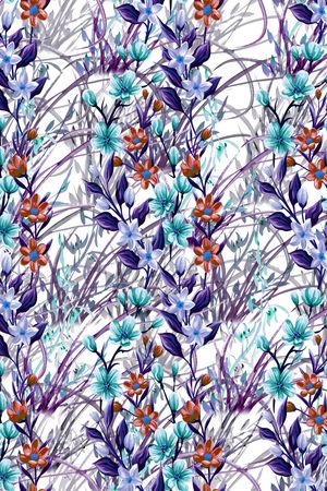 小碎花印花华亿平台图片