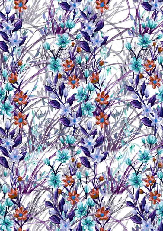 小碎花印花华亿平台图片