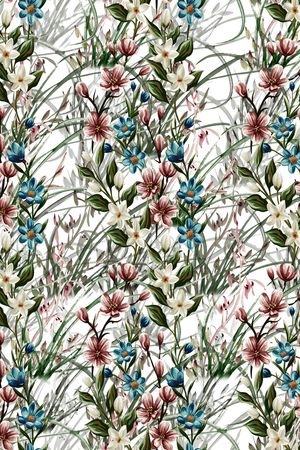 小碎花印花华亿平台图片